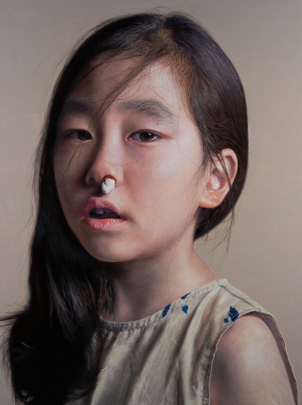 Nosebleed, 2019, oil on canvas, 259.1x193.9cm [김강훈] : 미술관