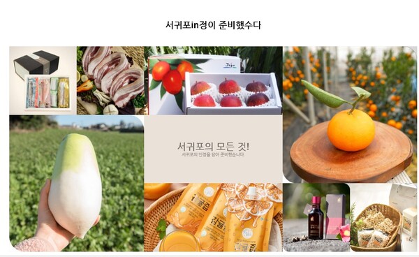 서귀포시가 운영하는 공식 농수축산물 온라인몰 '서귀포in정' : 서귀포시