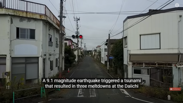 일본 후쿠시마 핵 배제 구역을 통과하는 여행. : Exploring the Unbeaten Path 유튜브 캡처