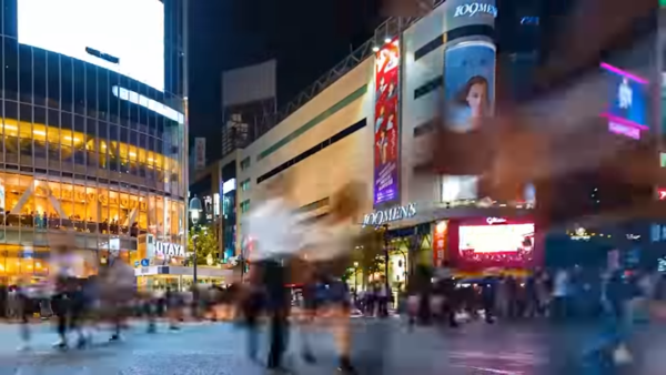 일본 도쿄 도심. : 유튜브 채널 Highkey Trips 캡처