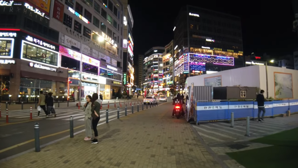 저녁 시간대 김포 구래동. : 유튜브 탐이나 캡처