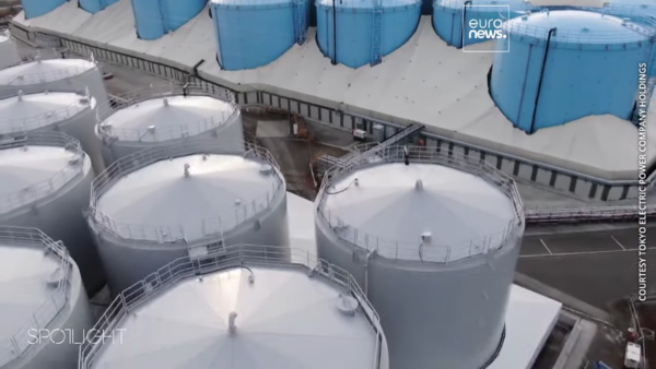 후쿠시마 원전 오염수 저장탱크. : euronews 캡처